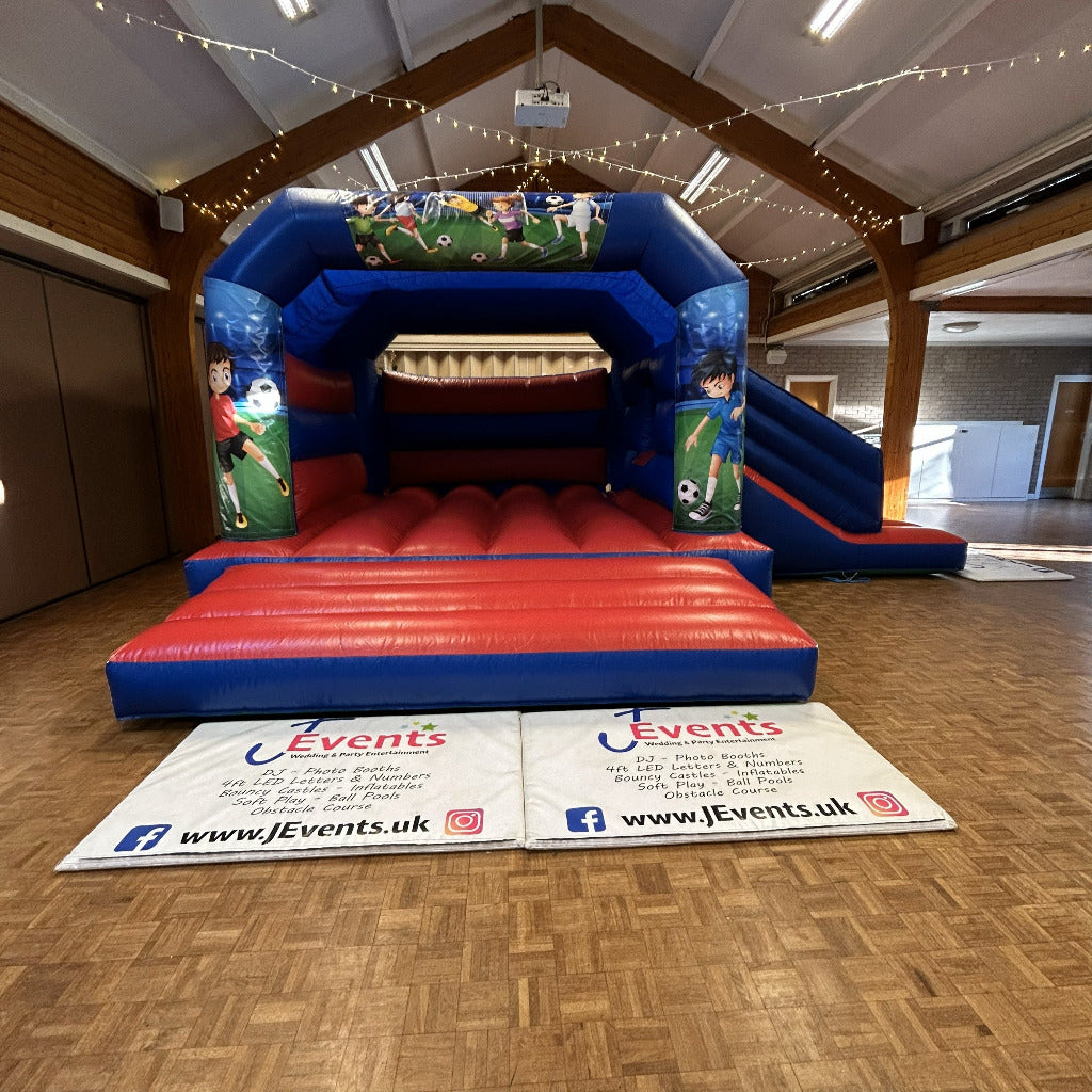 Red & Blue Bounce 'n' Slide Football 2