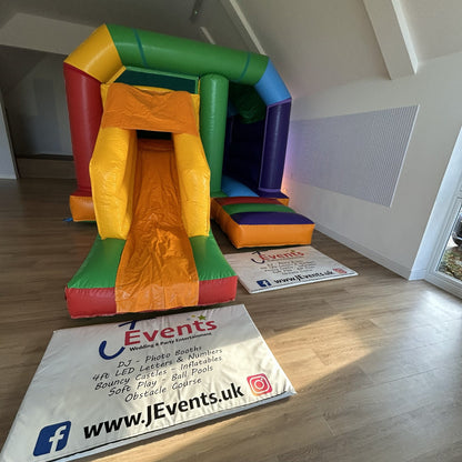 Multicoloured Rainbow Bounce 'n' Slide Plain