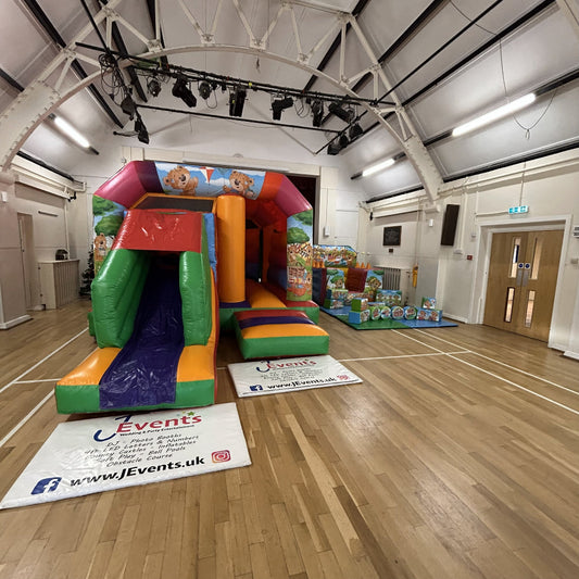 Multicoloured Bounce 'n' Slide Teddy Bear Picnic, Ball Pool & Soft Play Package