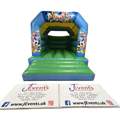 Mouse Bouncy Castle Blue & Green