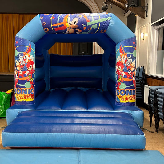 Sonic The Hedgehog Bouncy Castle Blue