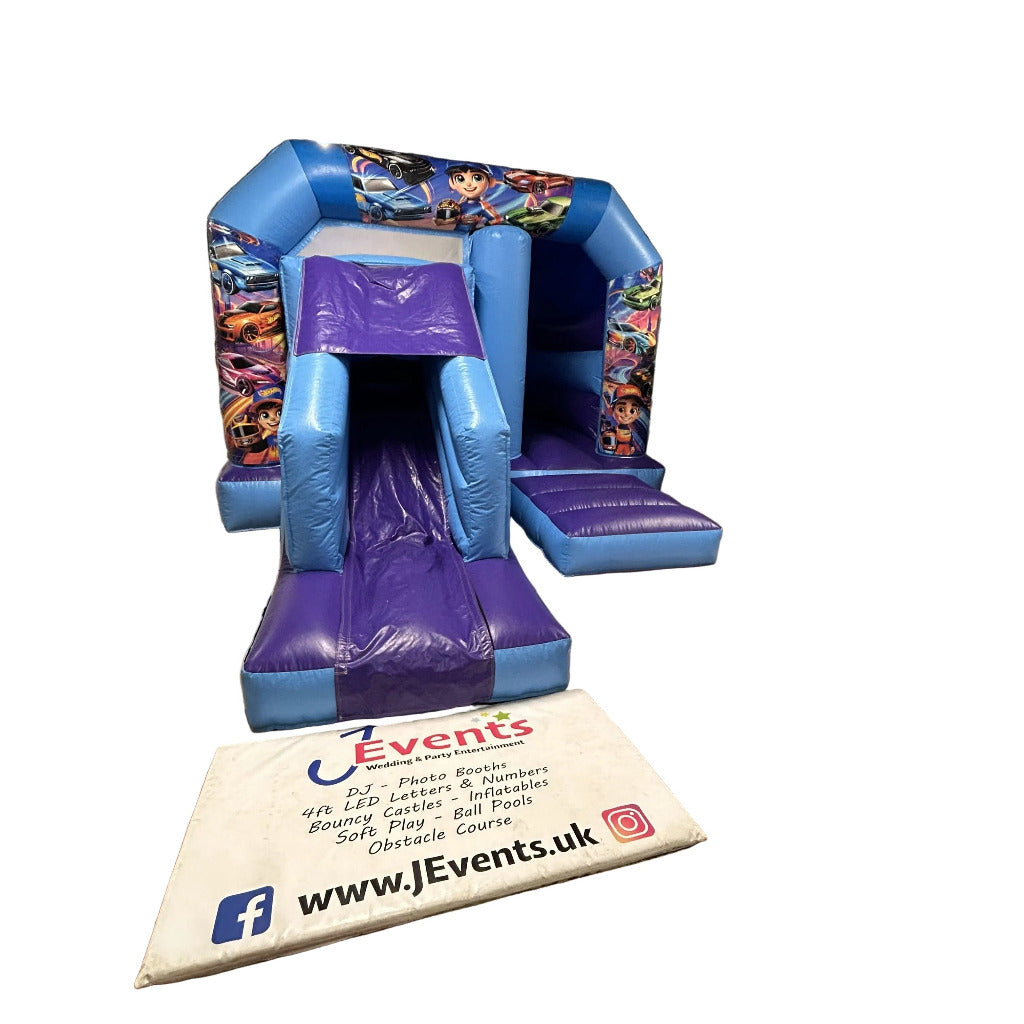 Blue & Purple Bounce 'n' Slide Hot Wheels