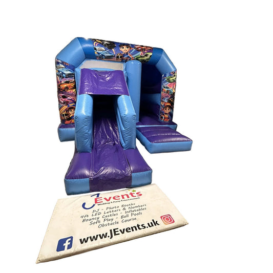 Blue & Purple Bounce 'n' Slide Hot Wheels