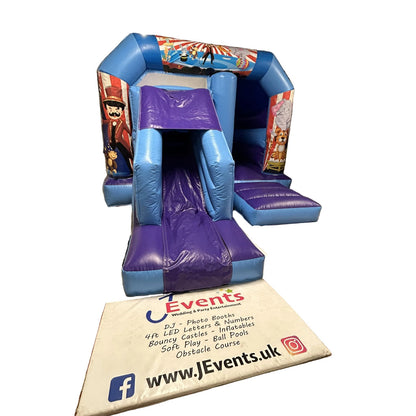 Circus Bounce n Slide Blue & Purple