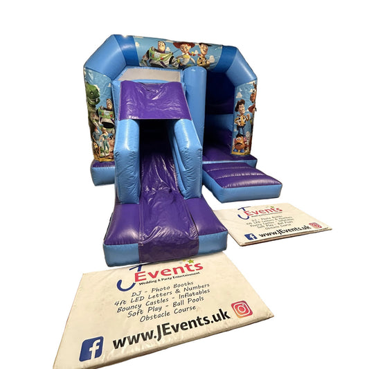 Blue & Purple Bounce 'n' Slide Toy Story Themed