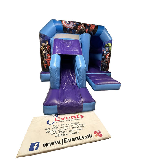 Superhero Bounce 'n' Slide Blue & Purple Marvel