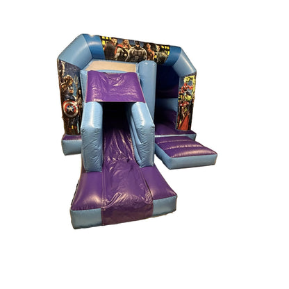 Superhero Bounce 'n' Slide Blue & Purple Marvel & DC