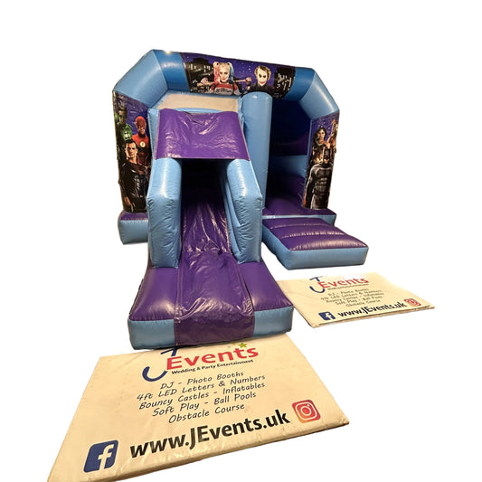 Superhero Bounce 'n' Slide Blue & Purple DC