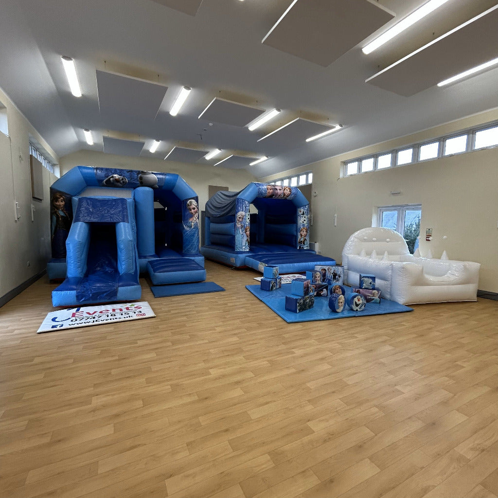 Ice Bouncy Castle, Ice Bounce 'n' Slide Bouncy Castle, Ball Pool & Soft Play Package