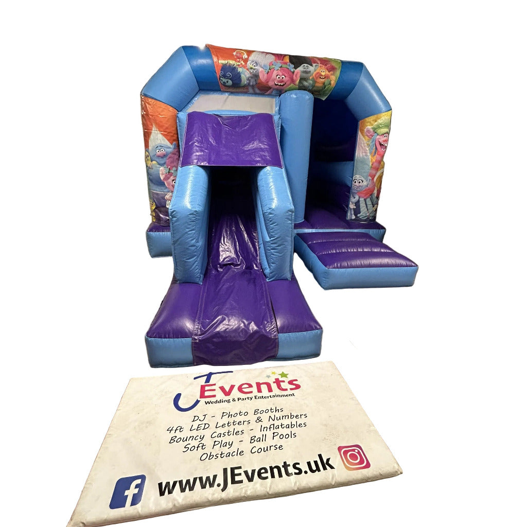 Blue & Purple Bounce 'n' Slide Troll Themed