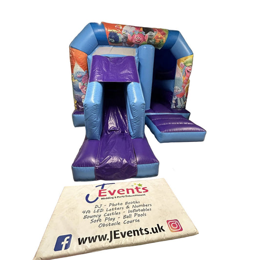 Blue & Purple Bounce 'n' Slide Troll Themed