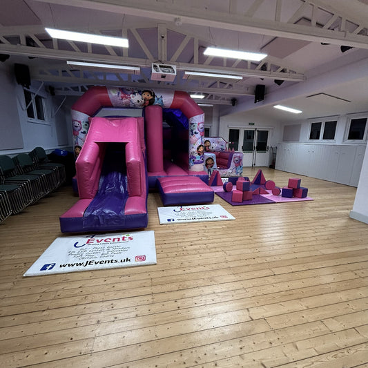 Gabbys Dollhouse Bounce 'n' Slide Pink & Purple