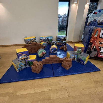 Construction Cartoon Soft Play Shapes