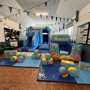 Blue Bounce 'n' Slide Under The Sea Themed