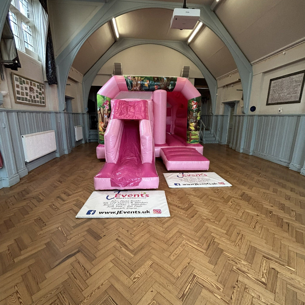 Pastel Pink Bounce 'n' Slide Fairy 2 Themed