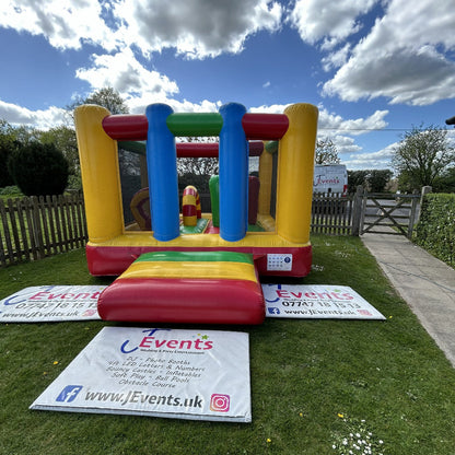 Multicoloured Activity Bouncy Castle Plain