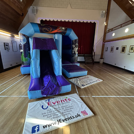 Blue & Purple Space Bounce 'n' Slide