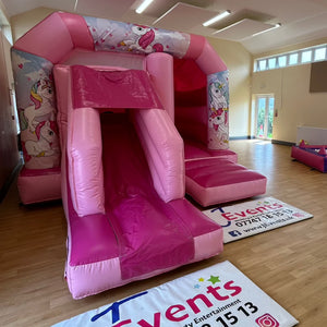 Cute Unicorn Pink Bounce 'n' Slide