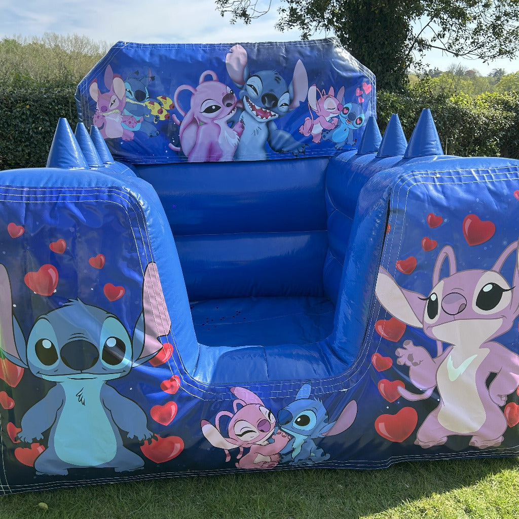 Stitch & Angel Blue Inflatable Ball Pool Air Juggler