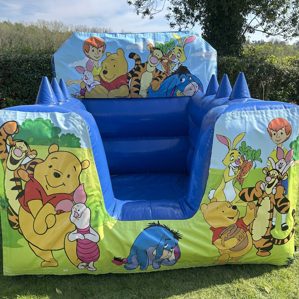 Winnie The Pooh Bear Blue Inflatable Ball Pool Air Juggler