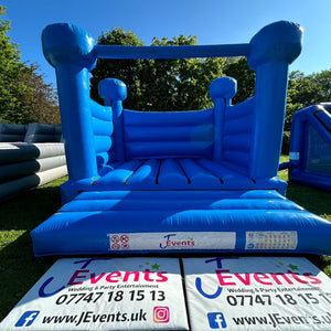 Pastel Blue Bouncy Castle