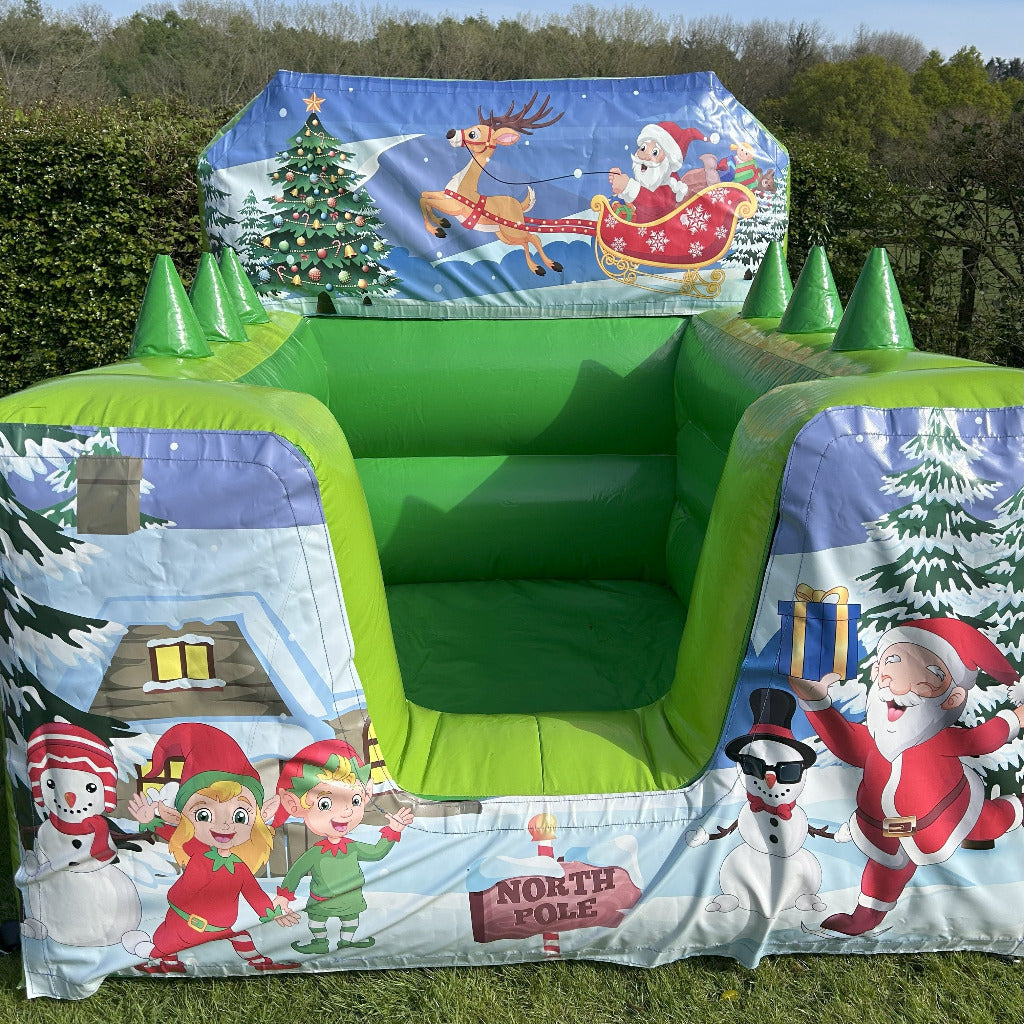 Christmas Green Inflatable Ball Pool Air Juggler