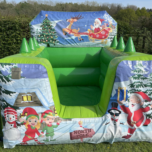 Christmas Green Inflatable Ball Pool Air Juggler
