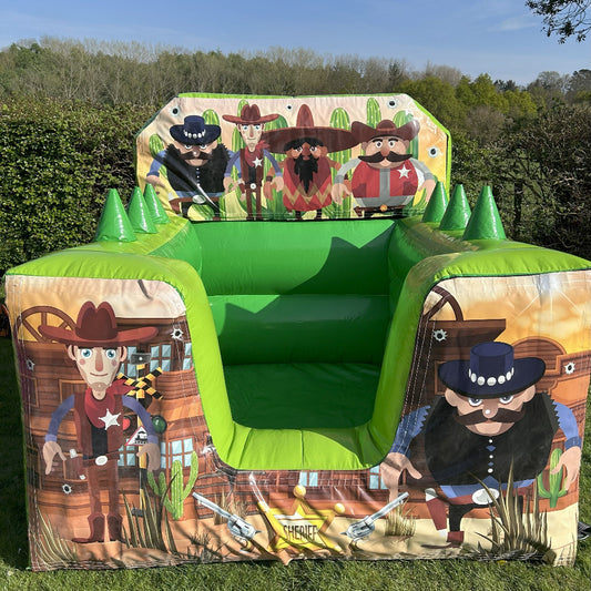 Wild West Green Inflatable Ball Pool Air Juggler