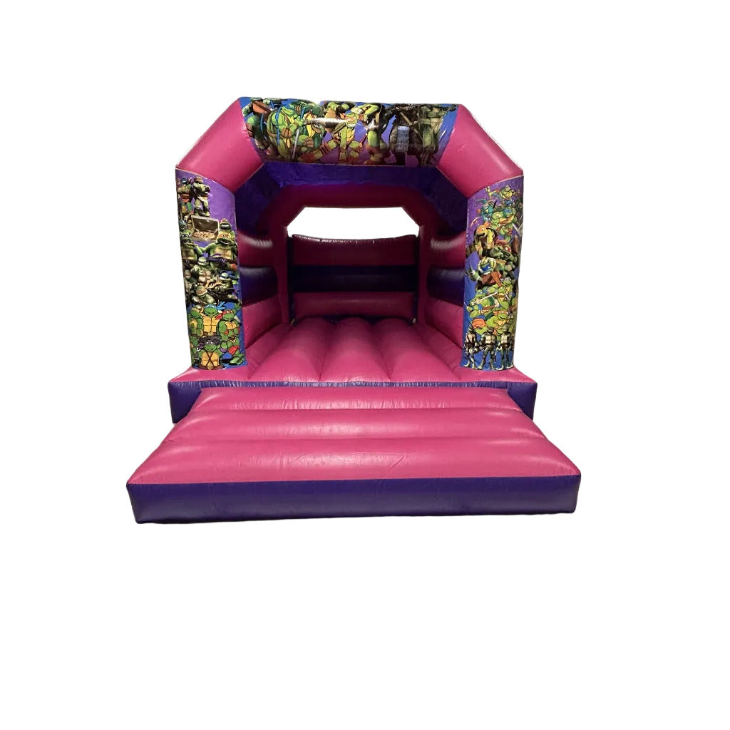 Teenage Mutant Ninja Turtles TMNT Pink & Purple Bouncy Castle