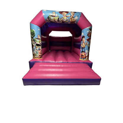 Pink & Purple Bouncy Castle Toy Story Themed