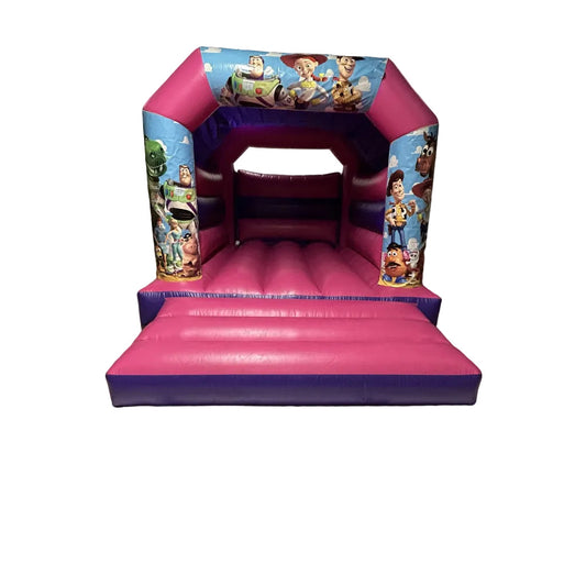 Pink & Purple Bouncy Castle Toy Story Themed