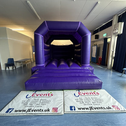 Purple Bouncy Castle Plain