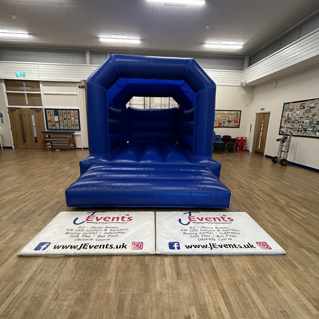 Blue Bouncy Castle Plain