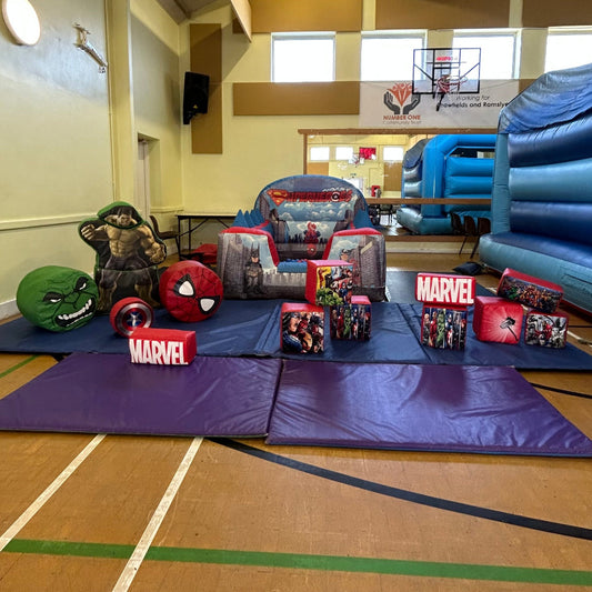 Superhero Themed Soft Play Shapes
