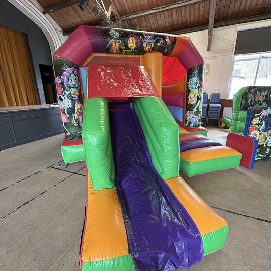 Multicoloured Zombies Bounce 'n' Slide