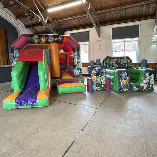 Multicoloured Zombies Bounce 'n' Slide