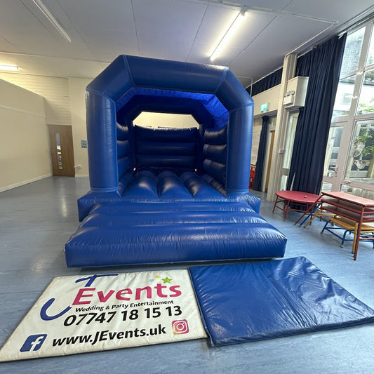 Blue Bouncy Castle Plain