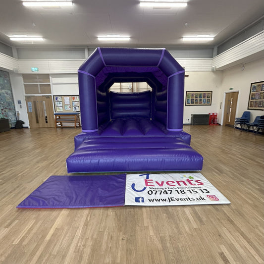 Purple Bouncy Castle Plain