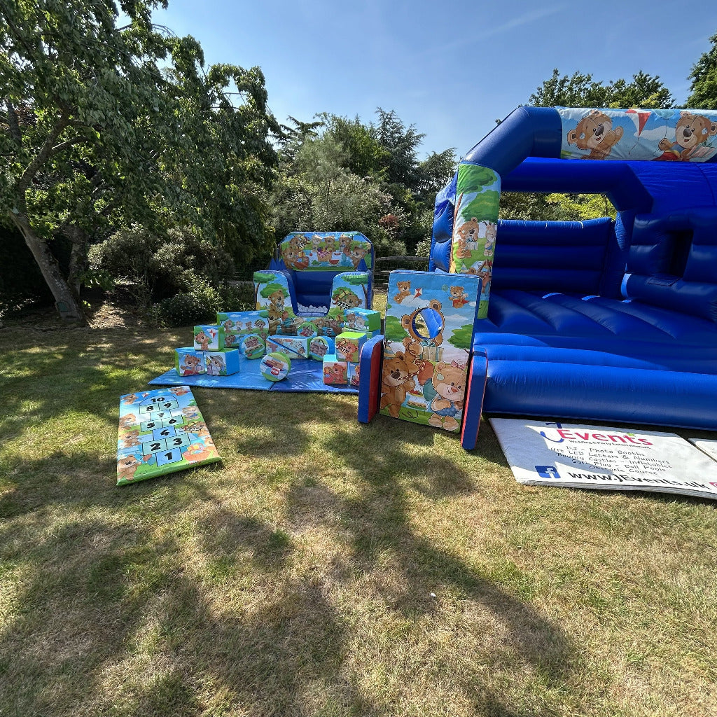 Any theme Inflatable Ball Pool Air Juggler & Soft Play Shapes, Stackable & Face In The Hole