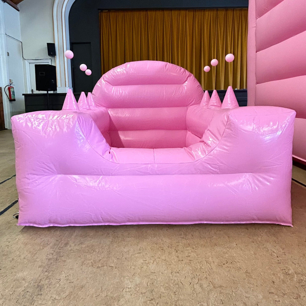 Pastel Pink Bouncy Castle & Pastel Pink Ball Pool – JEvents