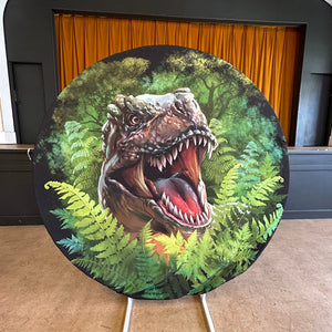 6ft Round Dinosaur Backdrop Hoop