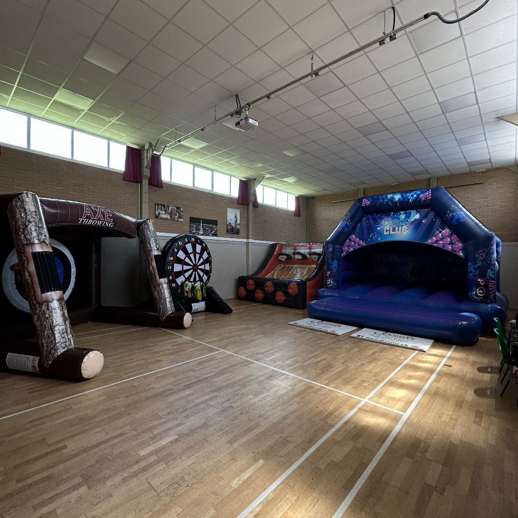 Package Deal G Dartboard Basketball Axe Throwing
