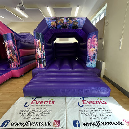 KPop Demon Hunters Bouncy Castle Purple