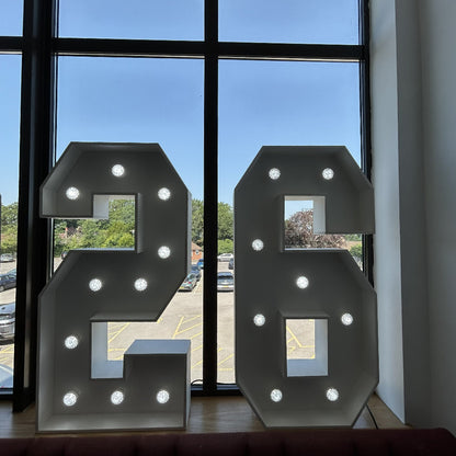 4ft LED Light Up Numbers 0-9