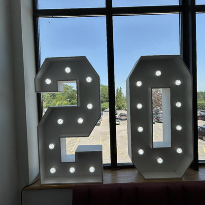 4ft LED Light Up Numbers 0-9