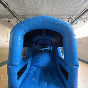 Assault Course 46ft Blue & Black Inflatable Obstacle Course & Disco Dome Bouncy Castle Package