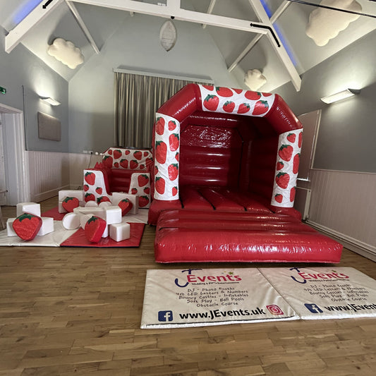 Strawberry Shapes With Soft Play Shapes, Ball Pool & Bouncy Castle