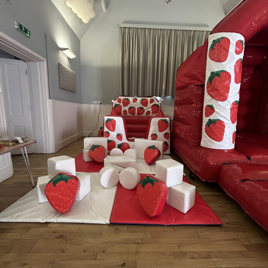 Strawberry Shapes With Soft Play Shapes & Ball Pool