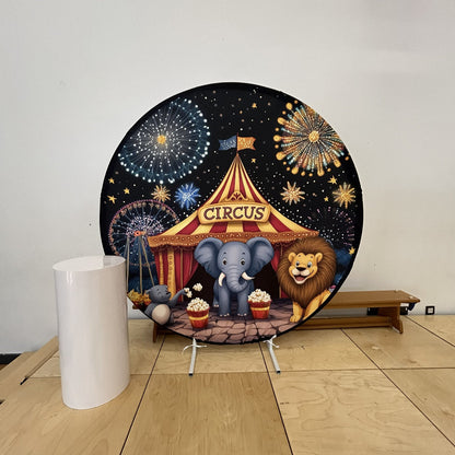 6ft Round Circus Backdrop Hoop