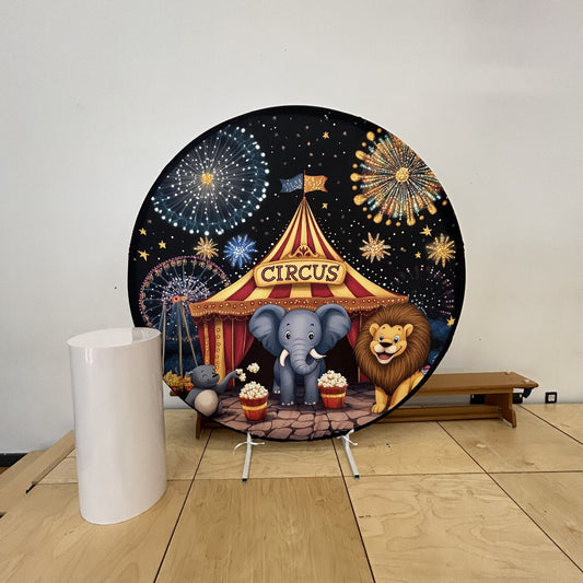 6ft Round Circus Backdrop Hoop